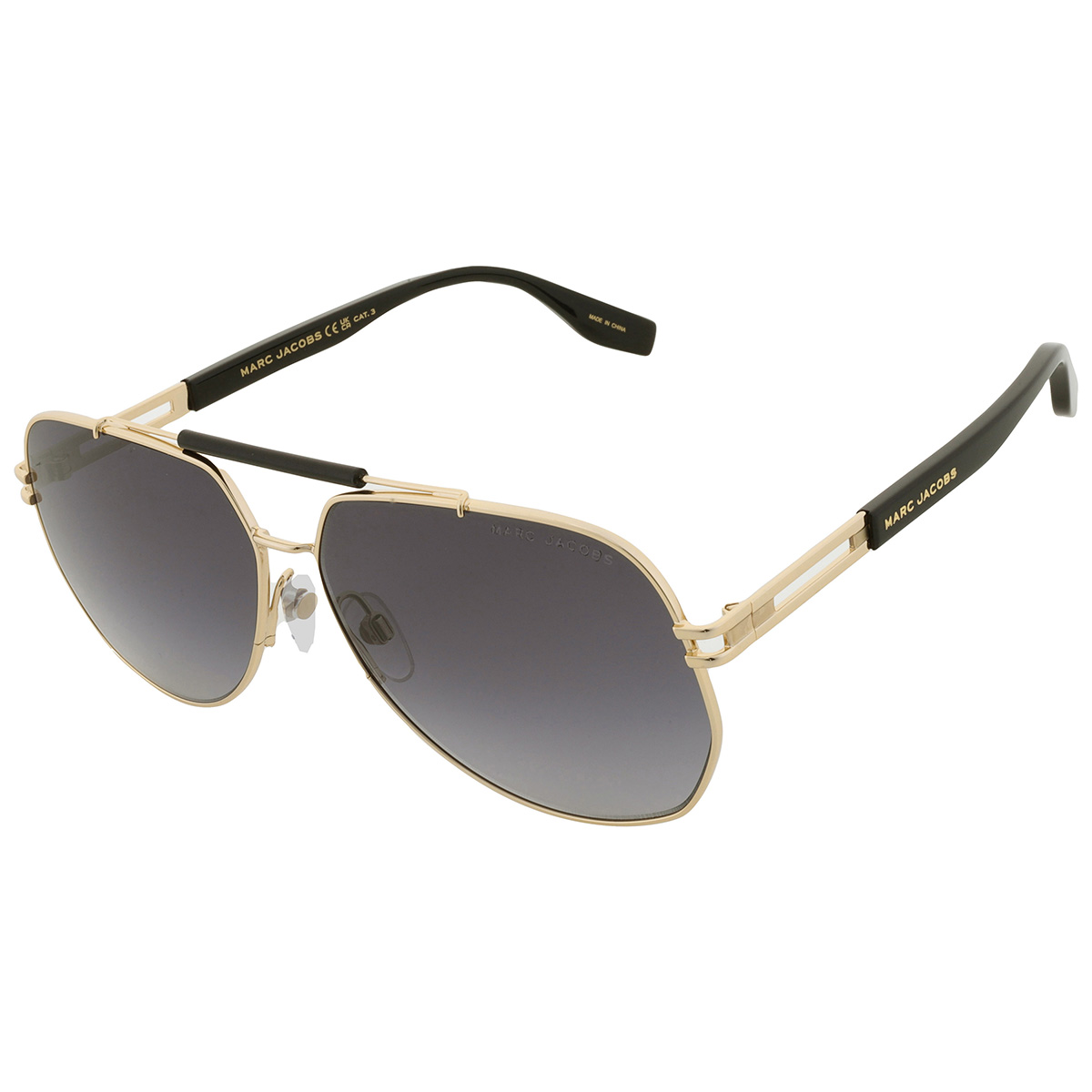 marc jacobs grey gradient pilot men's sunglasses marc 673/s 0807/9o 61 marc jacobs grey gradient pilot men's sunglasses marc 673/s 0807/9o 61