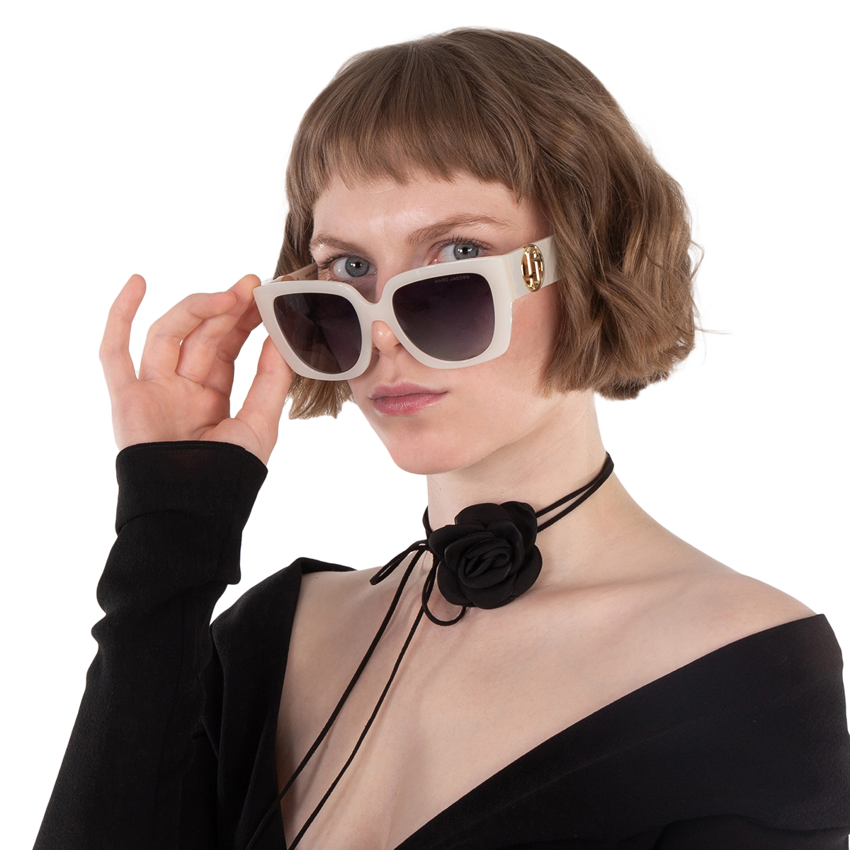 marc jacobs grey gradient butterfly ladies sunglasses marc 687/s 0szj/9o 54 marc jacobs grey gradient butterfly ladies sunglasses marc 687/s 0szj/9o 54