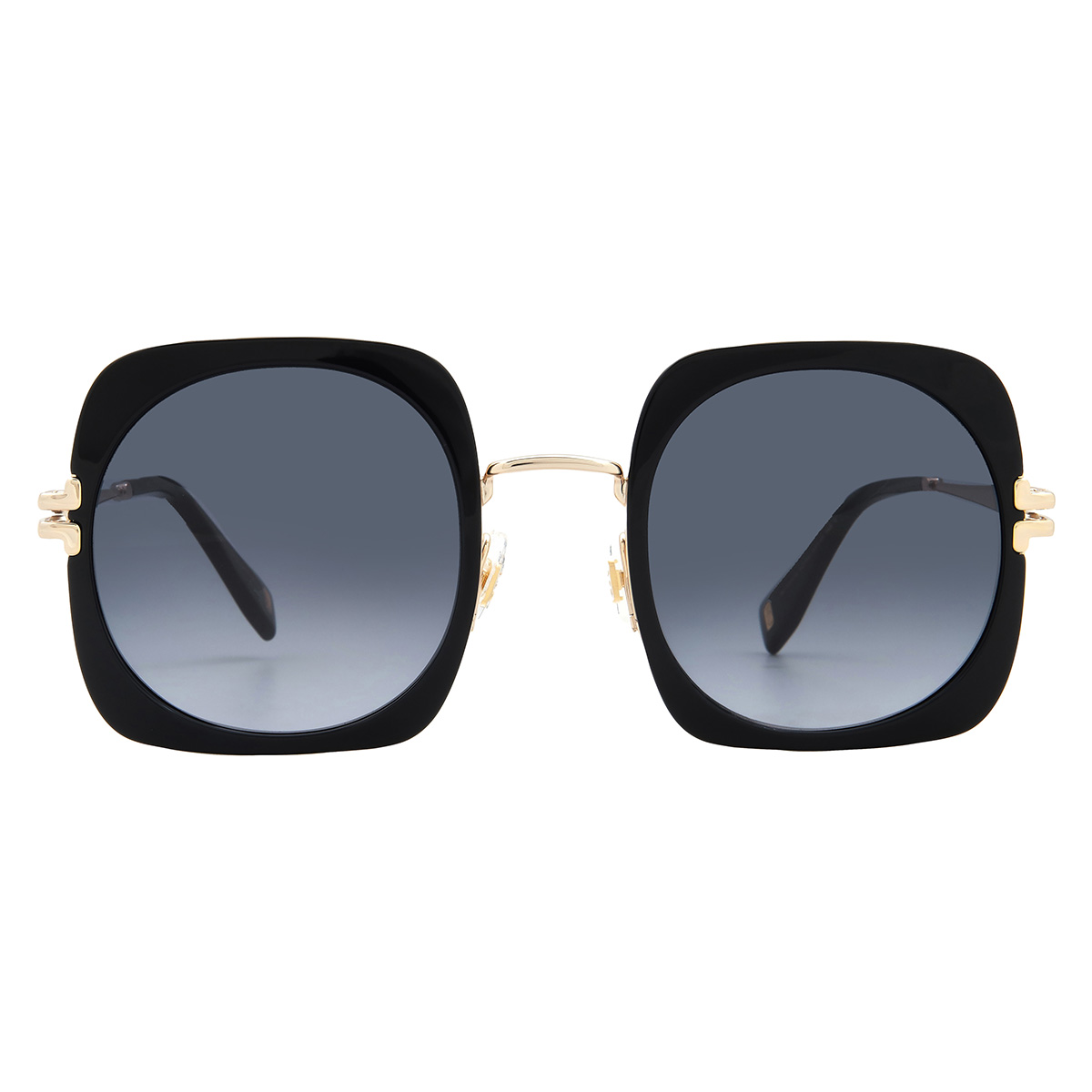 marc jacobs grey gradient square ladies sunglasses mj 1101/s 0807/9o 53 marc jacobs grey gradient square ladies sunglasses mj 1101/s 0807/9o 53