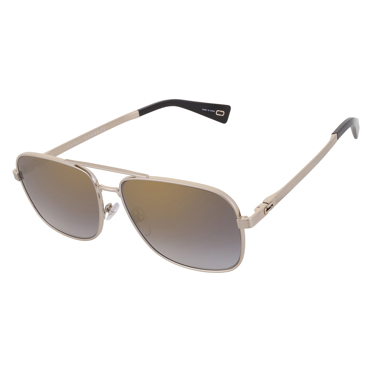 marc jacobs grey shaded gold navigator men's sunglasses marc 241/s 0j5g/fq 59 marc jacobs grey shaded gold navigator men's sunglasses marc 241/s 0j5g/fq 59