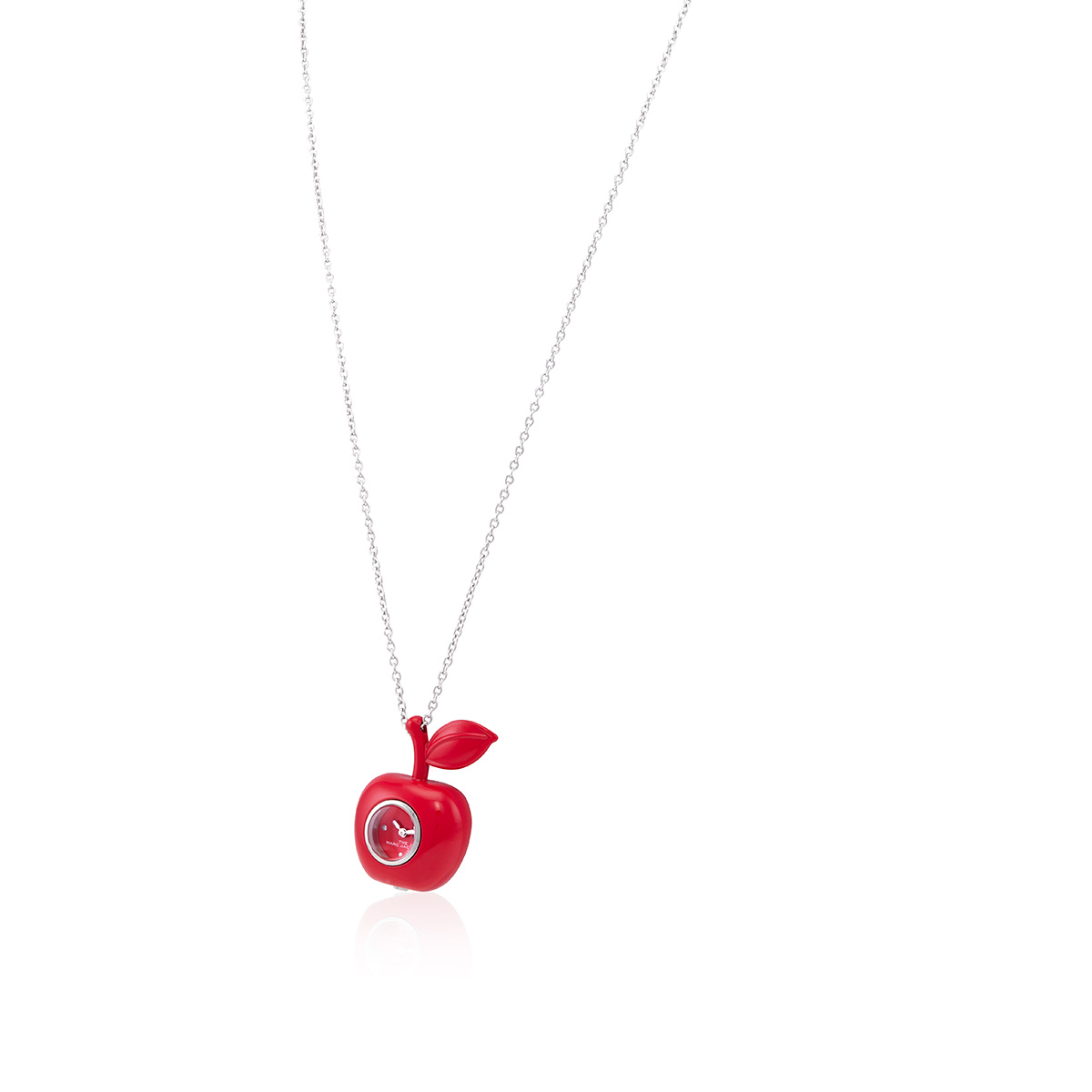 marc jacobs quartz red dial the bauble apple pendant ladies necklace watch mj0120184729 marc jacobs quartz red dial the bauble apple pendant ladies necklace watch mj0120184729