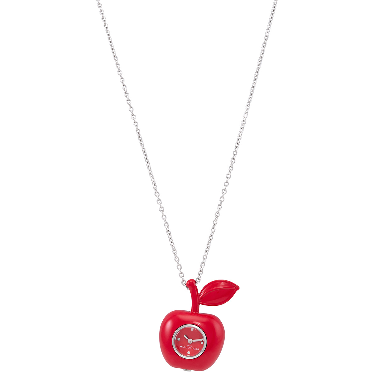 marc jacobs quartz red dial the bauble apple pendant ladies necklace watch mj0120184729 marc jacobs quartz red dial the bauble apple pendant ladies necklace watch mj0120184729