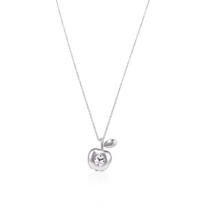 marc jacobs quartz silver dial the bauble apple pendant ladies necklace watch mj0120179307