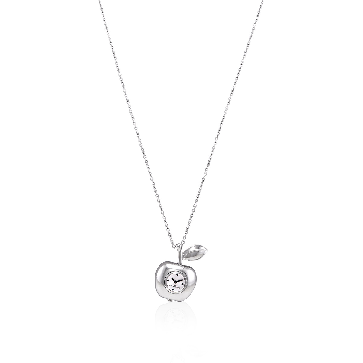 marc jacobs quartz silver dial the bauble apple pendant ladies necklace watch mj0120179307 marc jacobs quartz silver dial the bauble apple pendant ladies necklace watch mj0120179307