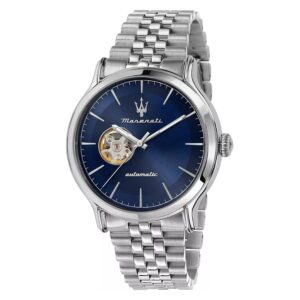 maserati epoca automatic blue dial men's watch r8823118009 t