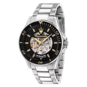 maserati sfida automatic skeleton dial men's watch r8823140008 t