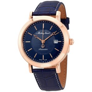 mathey tissot city automatic blue dial men's watch hb611251atpbu