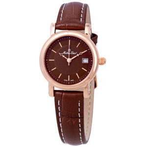 Витрина mathey tissot city brown dial ladies watch d31186pm