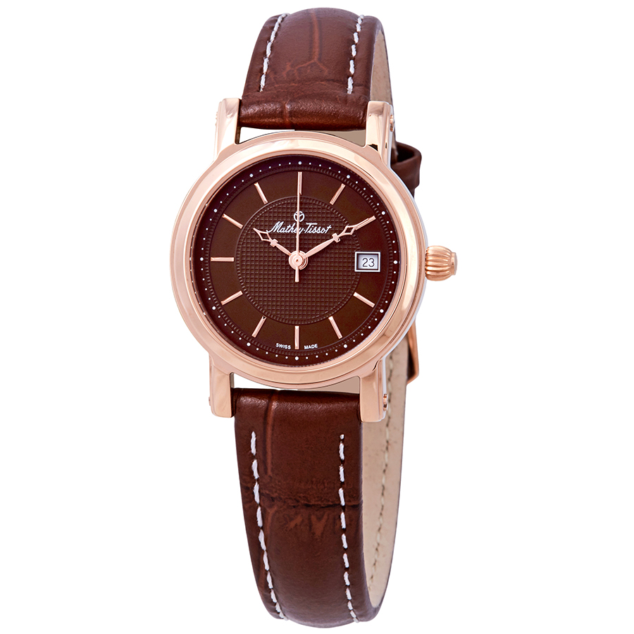 mathey tissot city brown dial ladies watch d31186pm mathey tissot city brown dial ladies watch d31186pm