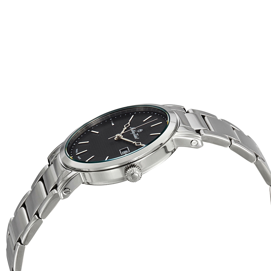 mathey tissot city metal black dial men's watch h611251man mathey tissot city metal black dial men's watch h611251man