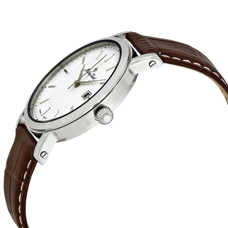 mathey tissot city white dial brown leather men's watch h611251ai mathey tissot city white dial brown leather men's watch h611251ai