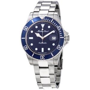 mathey tissot mathey vintage automatic blue dial 42 mm men's watch h9010atbu