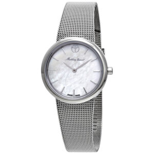 mathey tissot milly mother of pearl dial ladies watch d403ai