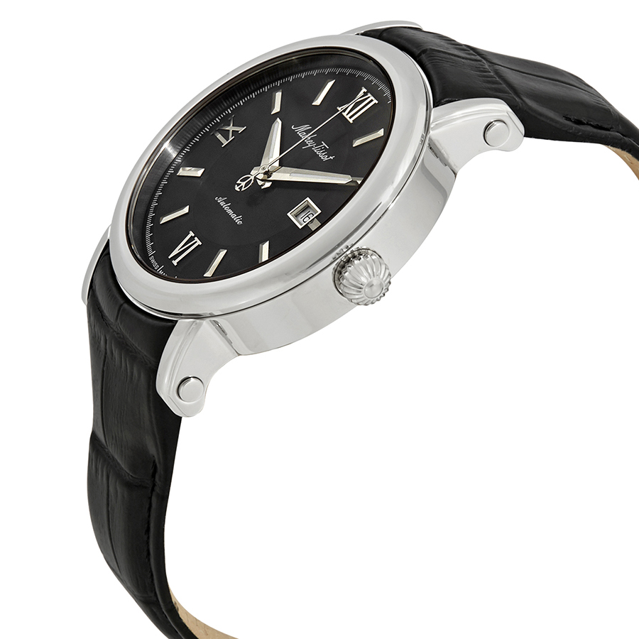 mathey tissot renaissance automatic black dial men's watch h9030an mathey tissot renaissance automatic black dial men's watch h9030an