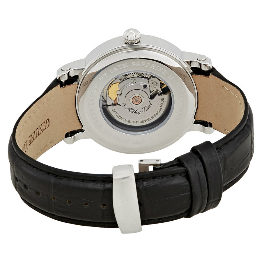 mathey tissot renaissance automatic black dial men's watch h9030an mathey tissot renaissance automatic black dial men's watch h9030an