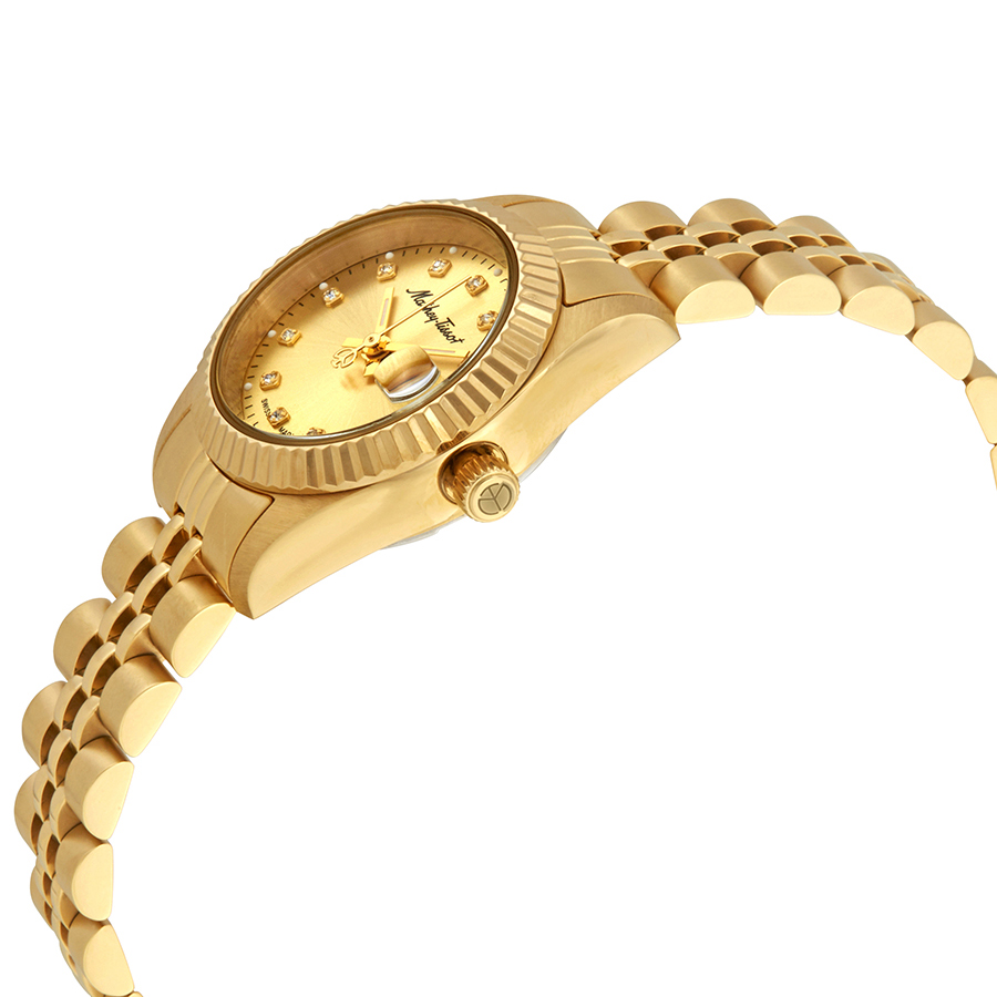 mathey tissot mathey ii quartz crystal gold dial ladies watch d710pdi mathey tissot mathey ii quartz crystal gold dial ladies watch d710pdi
