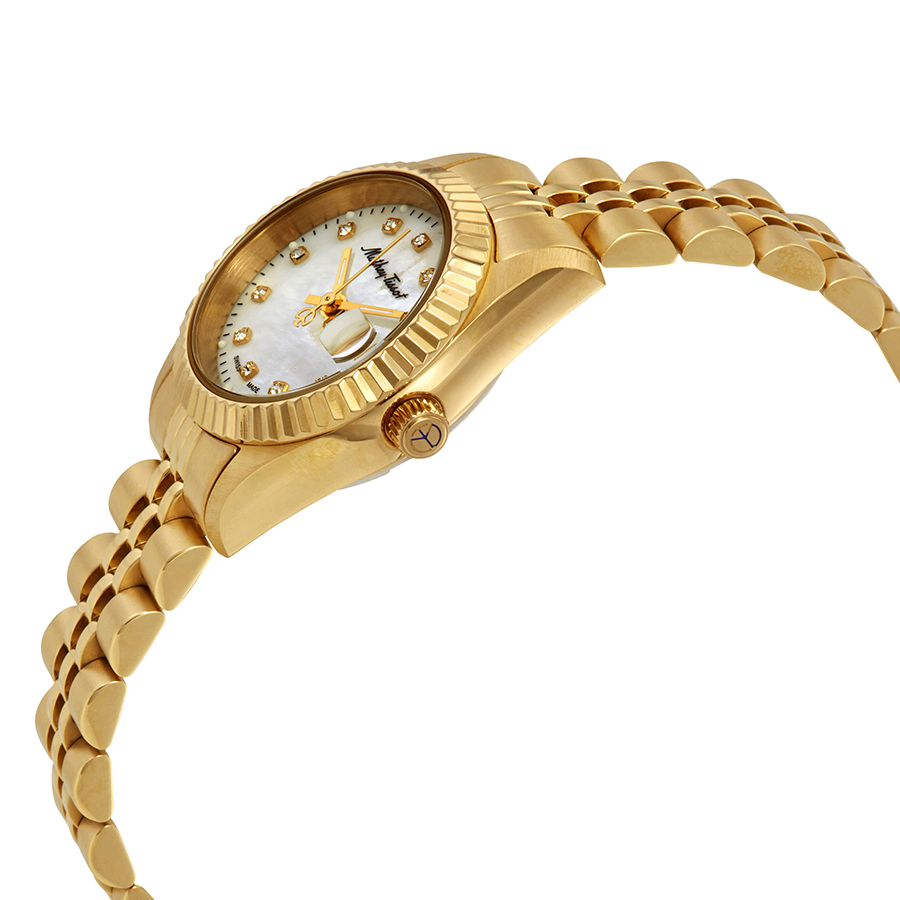 mathey tissot mathey ii quartz crystal mother of pearl dial ladies watch d710pi mathey tissot mathey ii quartz crystal mother of pearl dial ladies watch d710pi