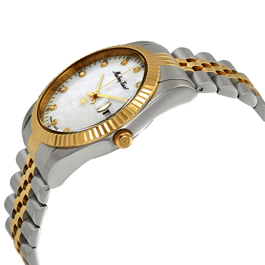mathey tissot mathey ii quartz crystal mother of pearl dial men's watch h710bi mathey tissot mathey ii quartz crystal mother of pearl dial men's watch h710bi