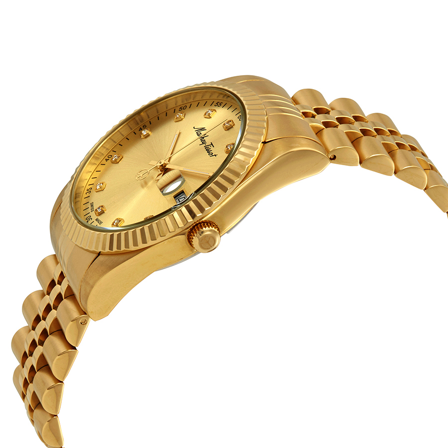 mathey tissot mathey ii quartz crystal gold dial men's watch h710pdi mathey tissot mathey ii quartz crystal gold dial men's watch h710pdi