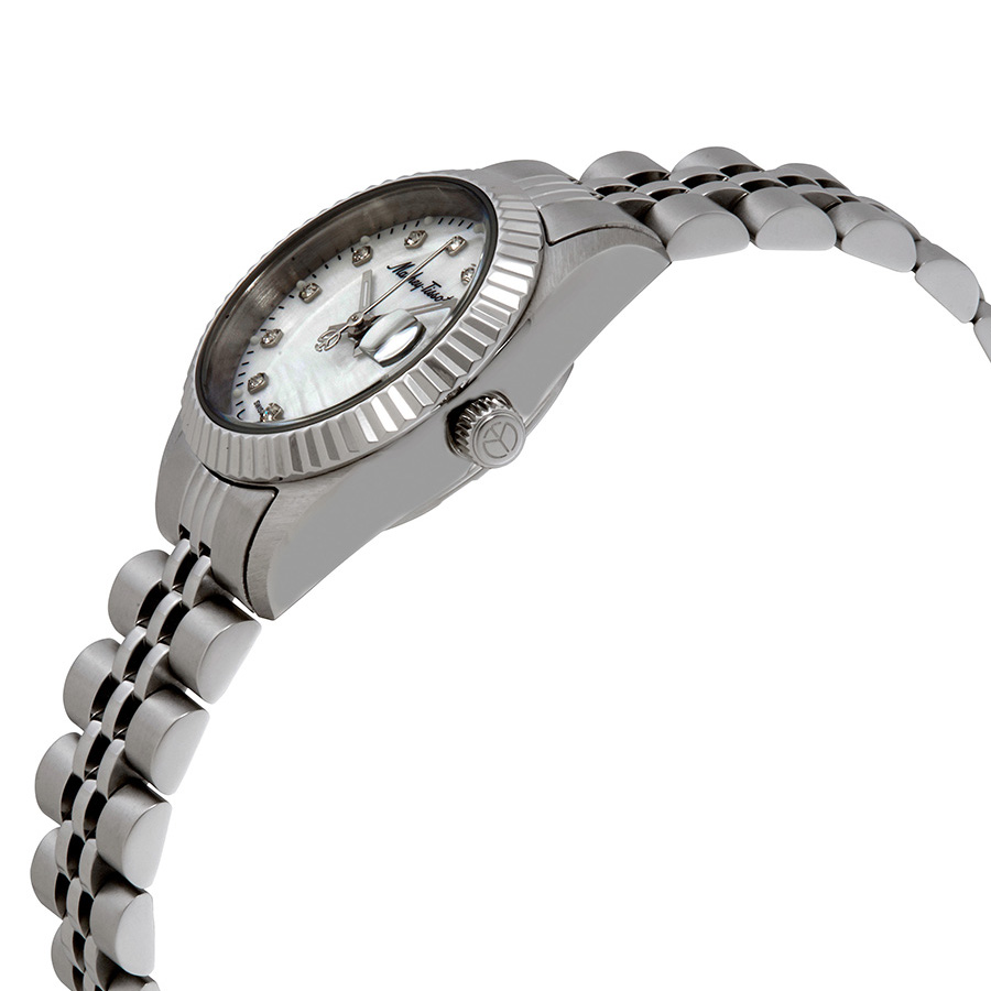 mathey tissot mathey ii quartz crystal white mother of pearl dial ladies watch d710ai mathey tissot mathey ii quartz crystal white mother of pearl dial ladies watch d710ai