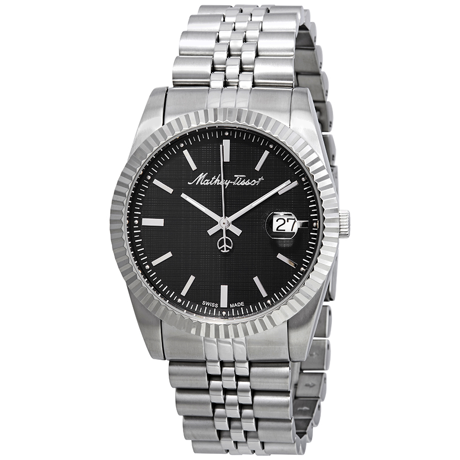 mathey tissot mathey iii quartz black dial men's watch h810an mathey tissot mathey iii quartz black dial men's watch h810an