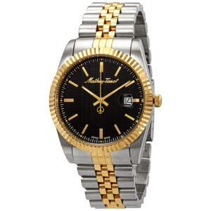 Home mathey tissot mathey iii quartz black dial men's watch h810bn