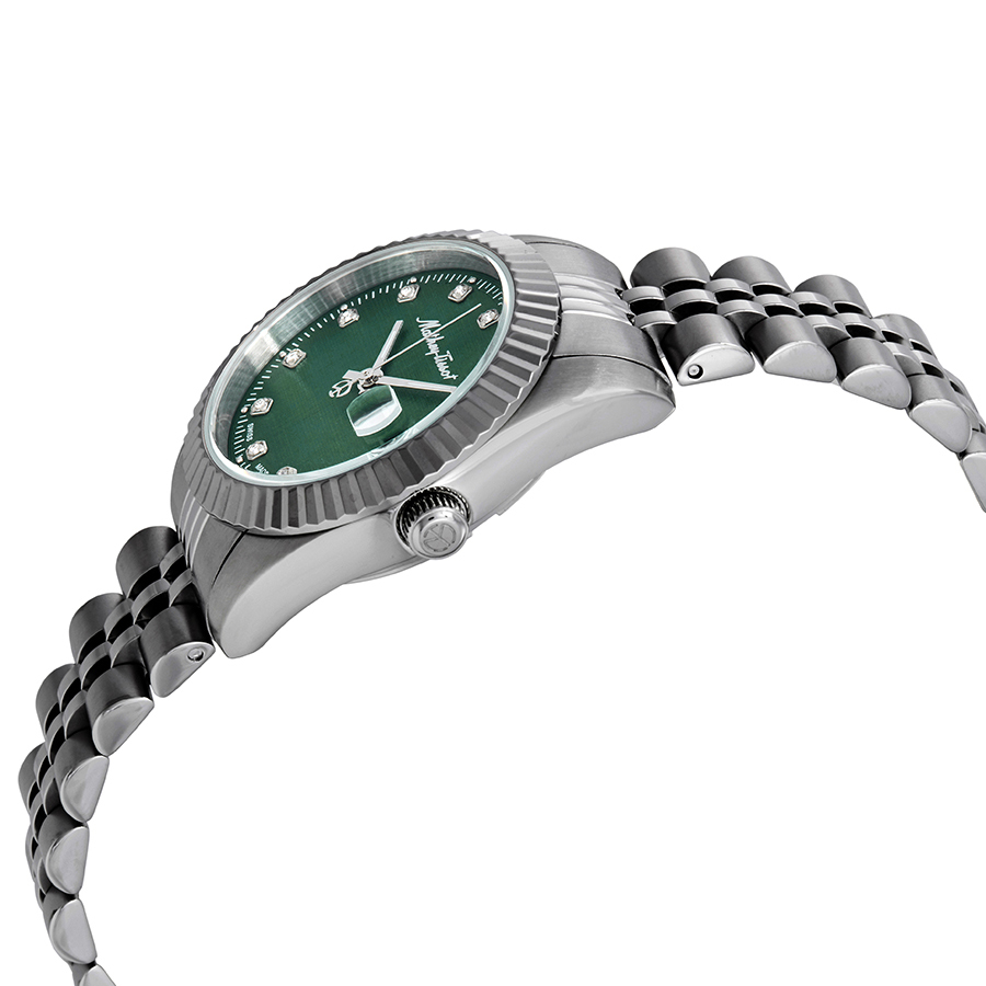 mathey tissot mathey iii quartz crystal green dial ladies watch d810av mathey tissot mathey iii quartz crystal green dial ladies watch d810av