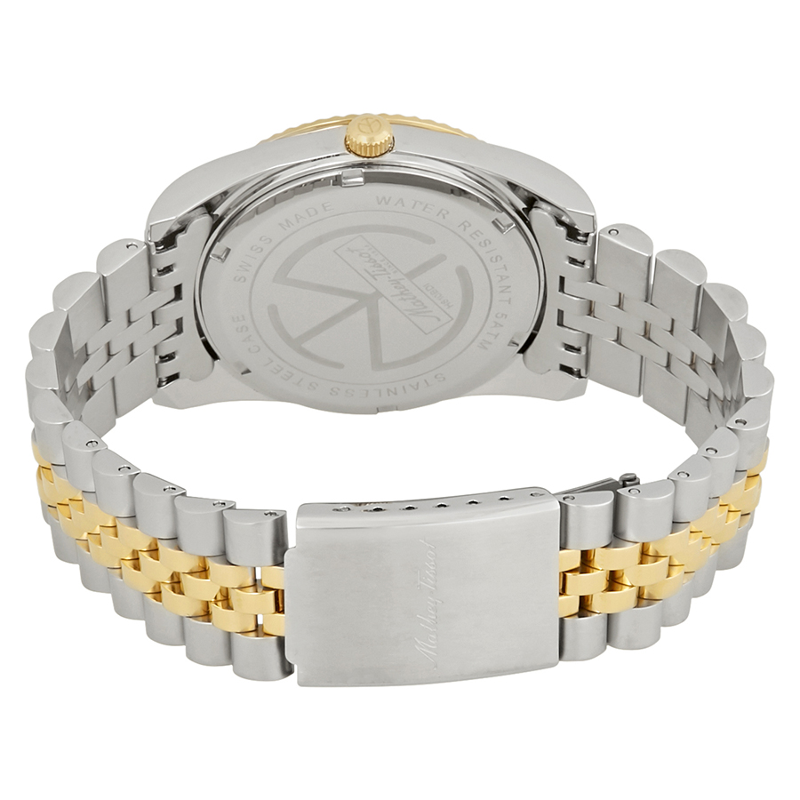 mathey tissot mathey iii quartz gold dial two tone men's watch h810bdi mathey tissot mathey iii quartz gold dial two tone men's watch h810bdi
