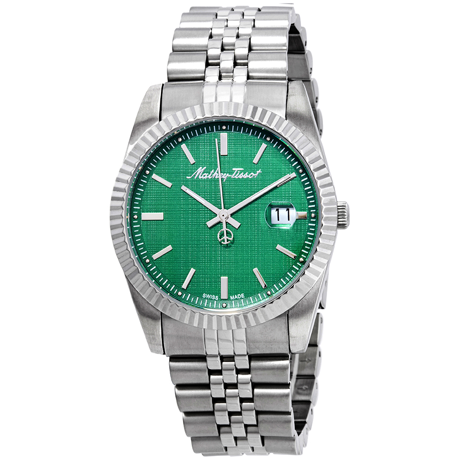 mathey tissot mathey iii quartz green dial men's watch h810av mathey tissot mathey iii quartz green dial men's watch h810av