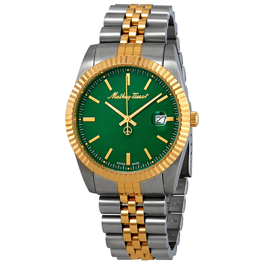 mathey tissot mathey iii quartz green dial men's watch h810bv mathey tissot mathey iii quartz green dial men's watch h810bv