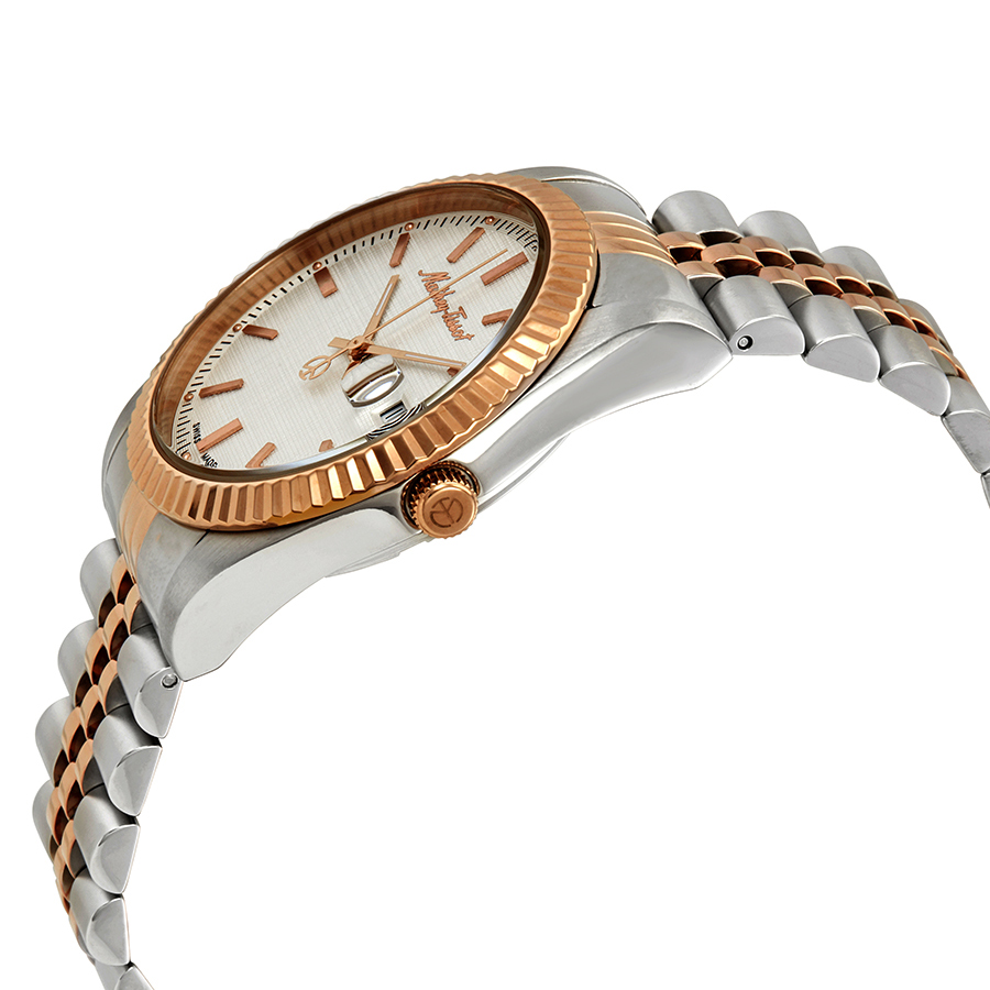 mathey tissot mathey iii quartz white dial two tone men's watch h810ra mathey tissot mathey iii quartz white dial two tone men's watch h810ra