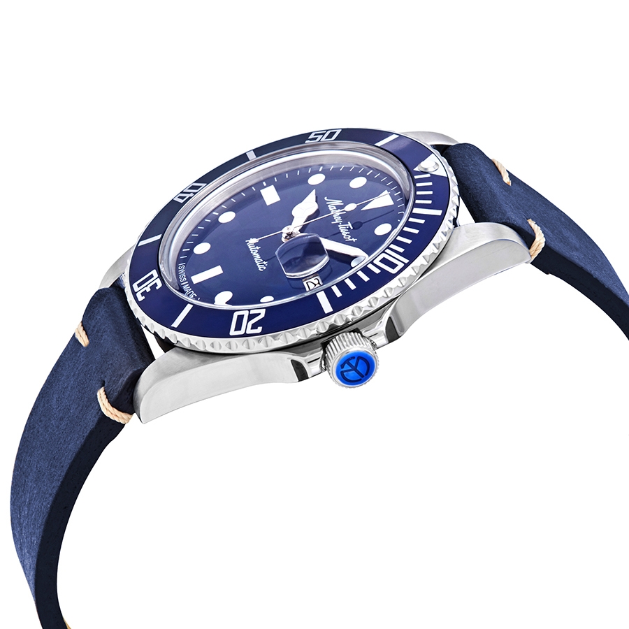 mathey tissot mathey vintage automatic blue dial men's watch h9010atlbu mathey tissot mathey vintage automatic blue dial men's watch h9010atlbu