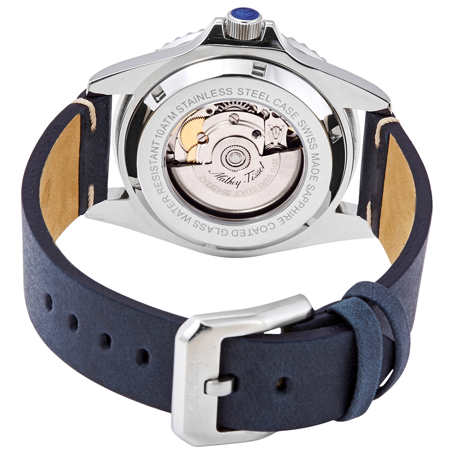 mathey tissot mathey vintage automatic blue dial men's watch h9010atlbu mathey tissot mathey vintage automatic blue dial men's watch h9010atlbu