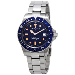 Home mathey tissot mathey vintage automatic blue dial 40 mm men's watch h900atbu