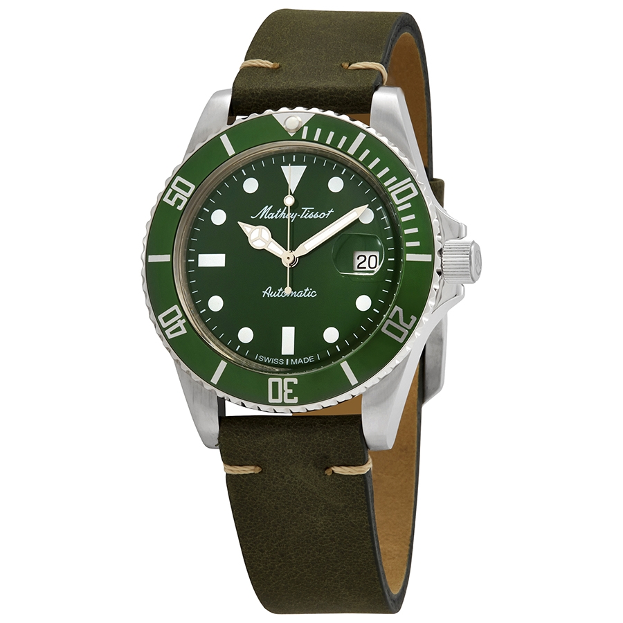 mathey tissot mathey vintage automatic green dial men's watch h9010atlv mathey tissot mathey vintage automatic green dial men's watch h9010atlv