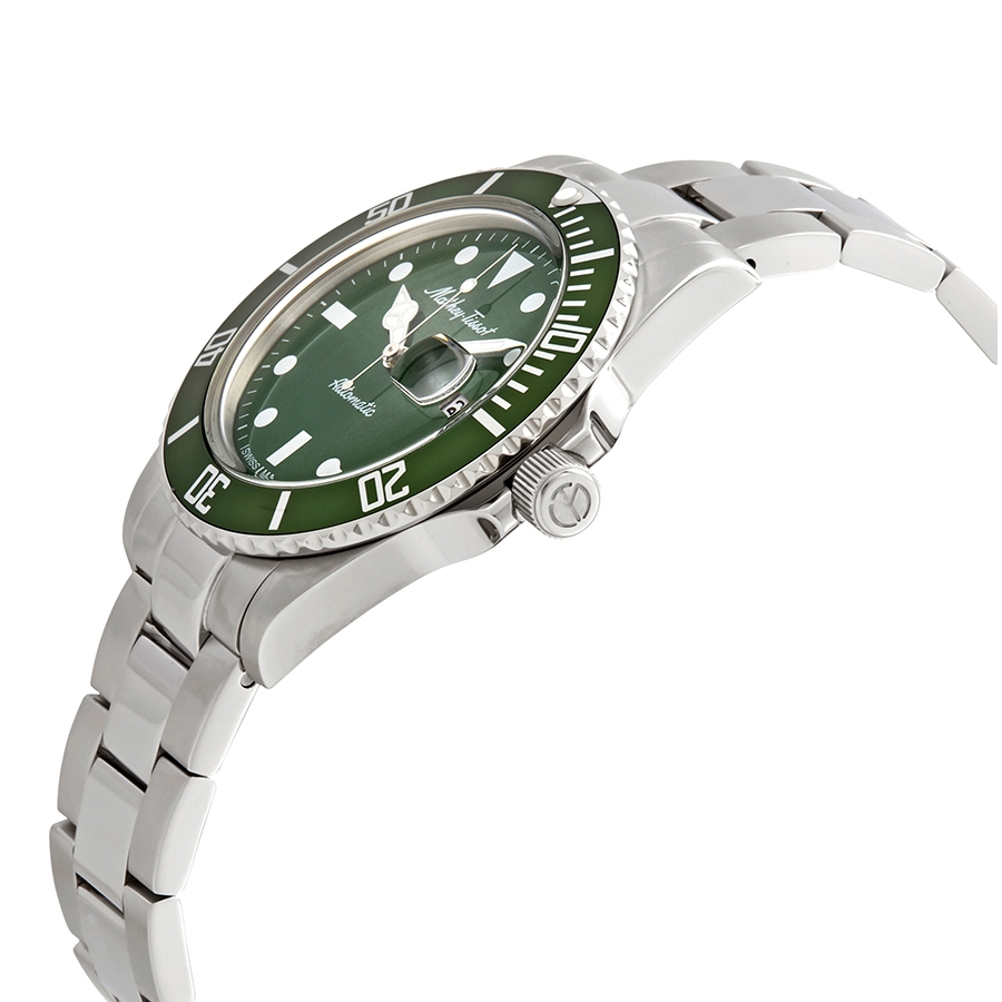 mathey tissot mathey vintage automatic green "hulk" dial men's watch h9010atv mathey tissot mathey vintage automatic green "hulk" dial men's watch h9010atv