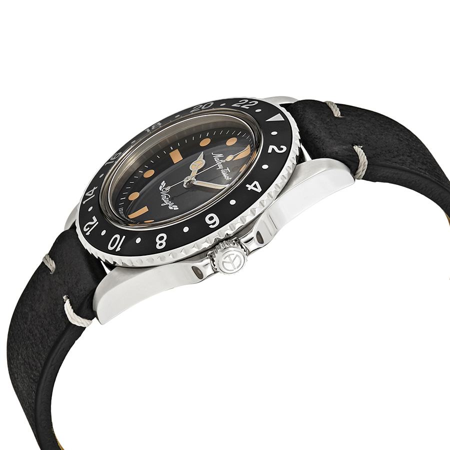 mathey tissot mathey vintage quartz black dial men's watch h900aln mathey tissot mathey vintage quartz black dial men's watch h900aln
