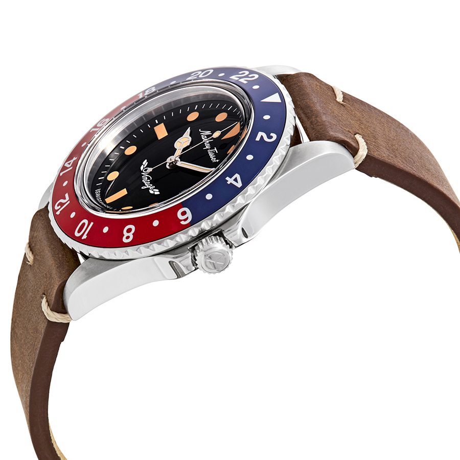 mathey tissot mathey vintage black dial pepsi bezel black dial men's watch h900alr mathey tissot mathey vintage black dial pepsi bezel black dial men's watch h900alr