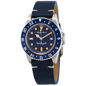 Витрина mathey tissot mathey vintage quartz blue dial men's watch h900albu