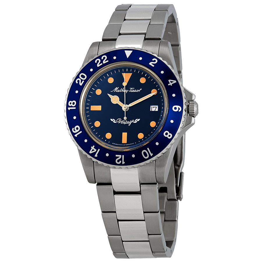 mathey tissot mathey vintage quartz blue dial men's watch h900abu mathey tissot mathey vintage quartz blue dial men's watch h900abu