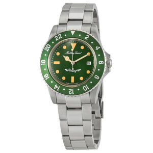 Витрина mathey tissot mathey vintage quartz green dial men's watch h900av