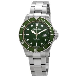 mathey tissot mathey vintage quartz green dial men's watch h9010av