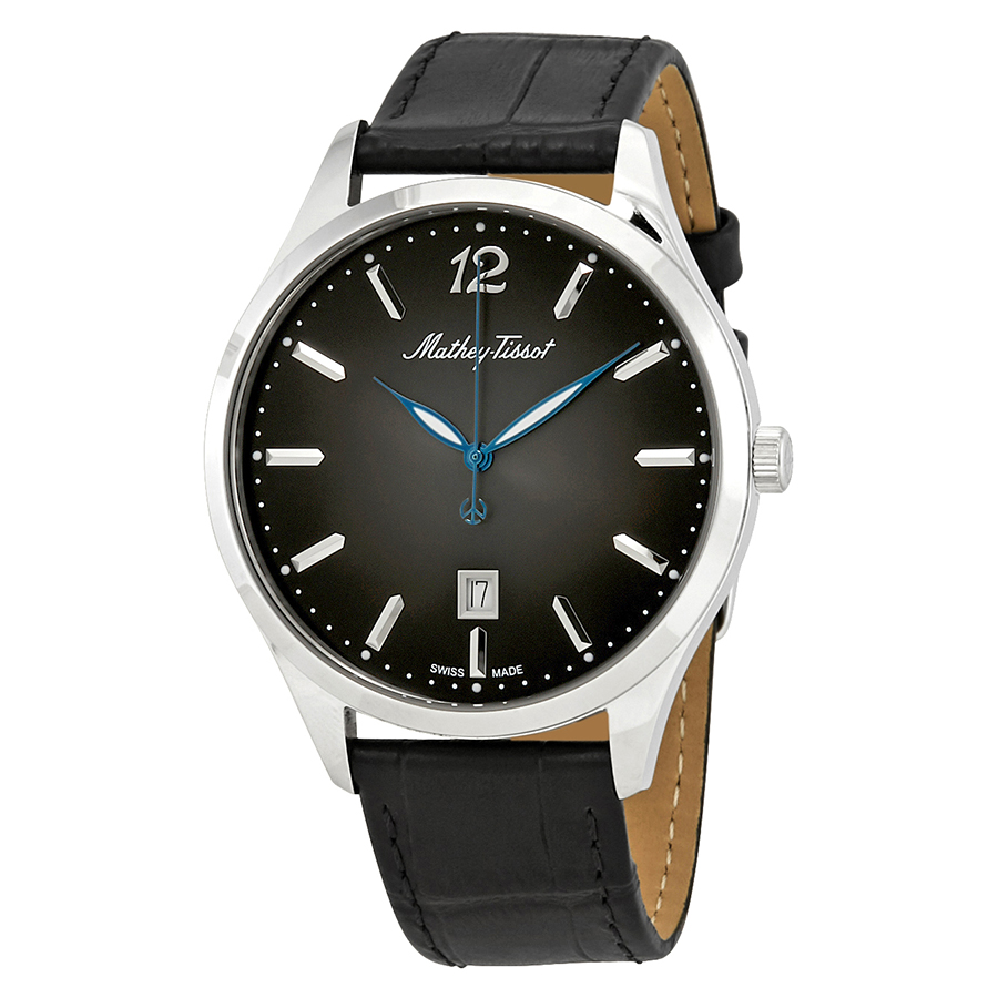 mathey tissot urban black dial men's watch h411an mathey tissot urban black dial men's watch h411an