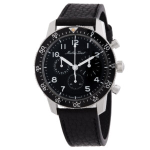 Витрина mathey tissot 1968 chronograph automatic black dial men's watch h1968n