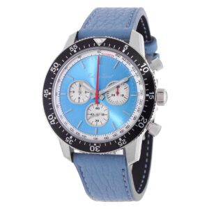 mathey tissot 1968 chronograph automatic blue dial men's watch h1968sk