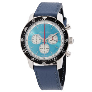 mathey tissot 1968 chronograph automatic blue dial men's watch type1968sk
