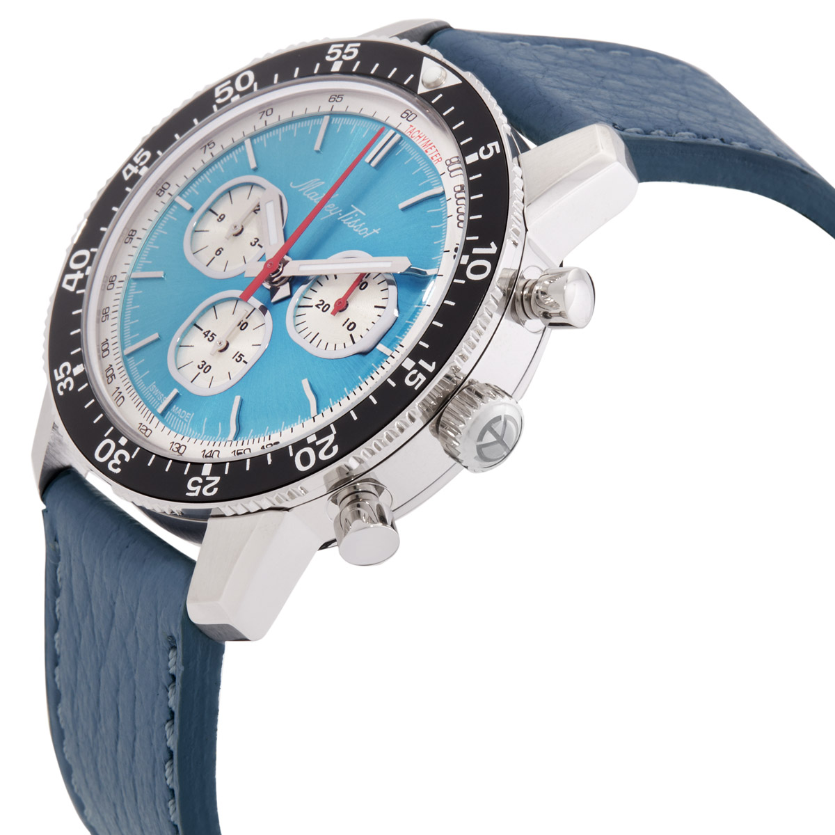 mathey tissot 1968 chronograph automatic blue dial men's watch type1968sk mathey tissot 1968 chronograph automatic blue dial men's watch type1968sk