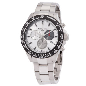 Home mathey tissot chrono ii chronograph quartz white dial men's watch h938chas
