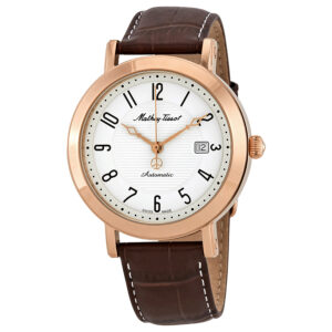 mathey tissot city automatic white dial men's watch hb611251atpg