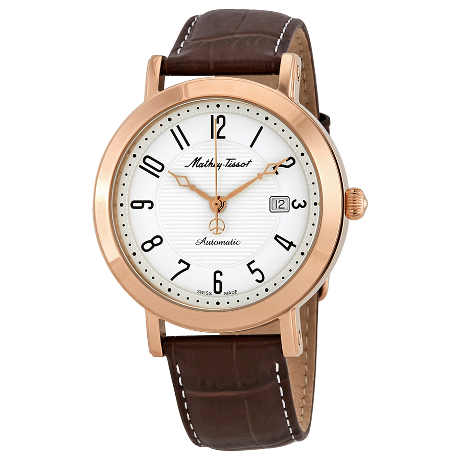 mathey tissot city automatic white dial men's watch hb611251atpg mathey tissot city automatic white dial men's watch hb611251atpg